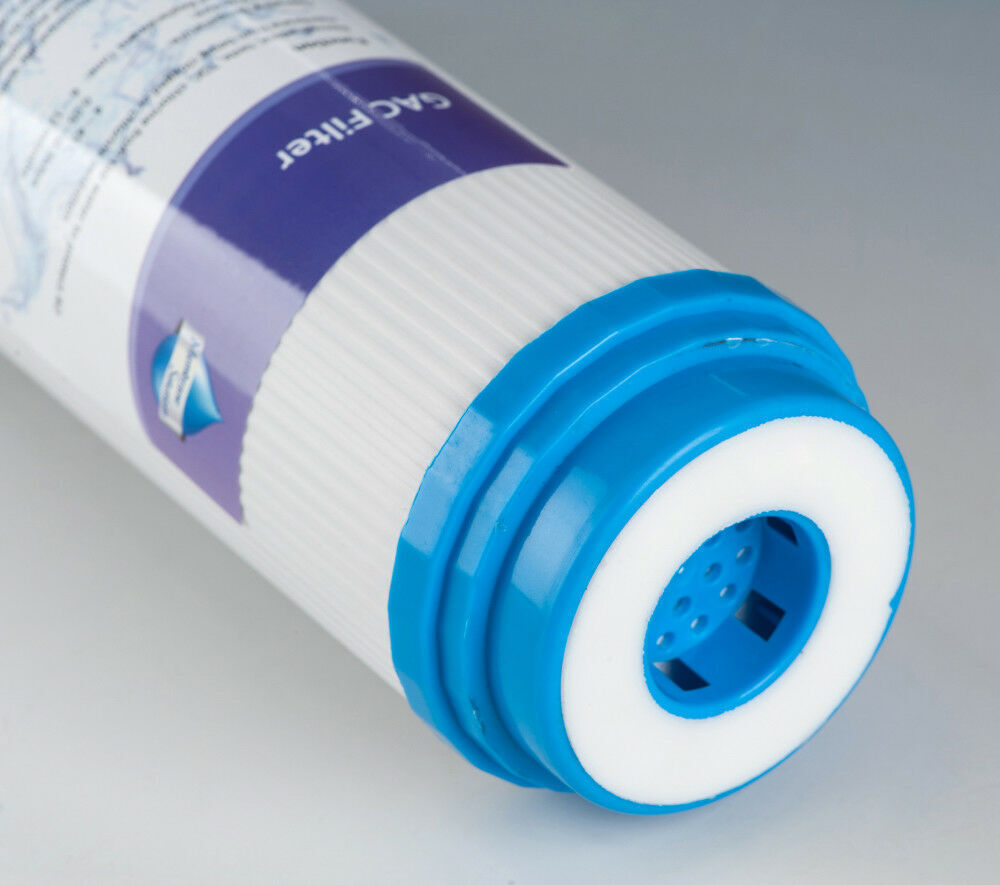 Membrane Solutions 10 * 2.5 inch 5 Micron GAC Granular Activated Carbon Filter Element Replacement Cartridge