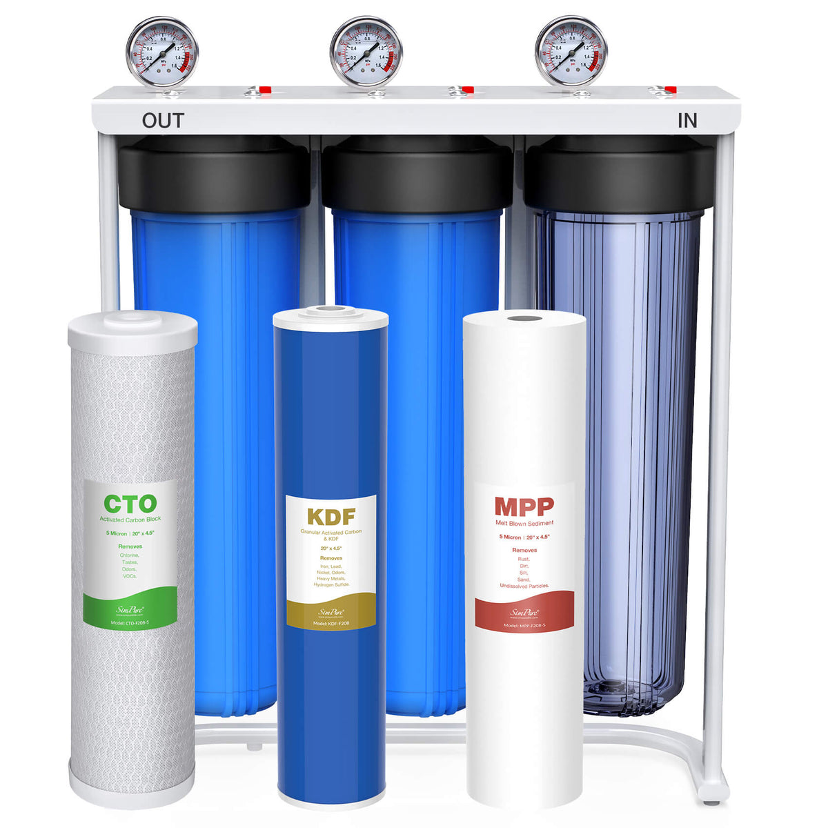 simpure-3-Stage_Heavy_Metal_Water_Filtration_System