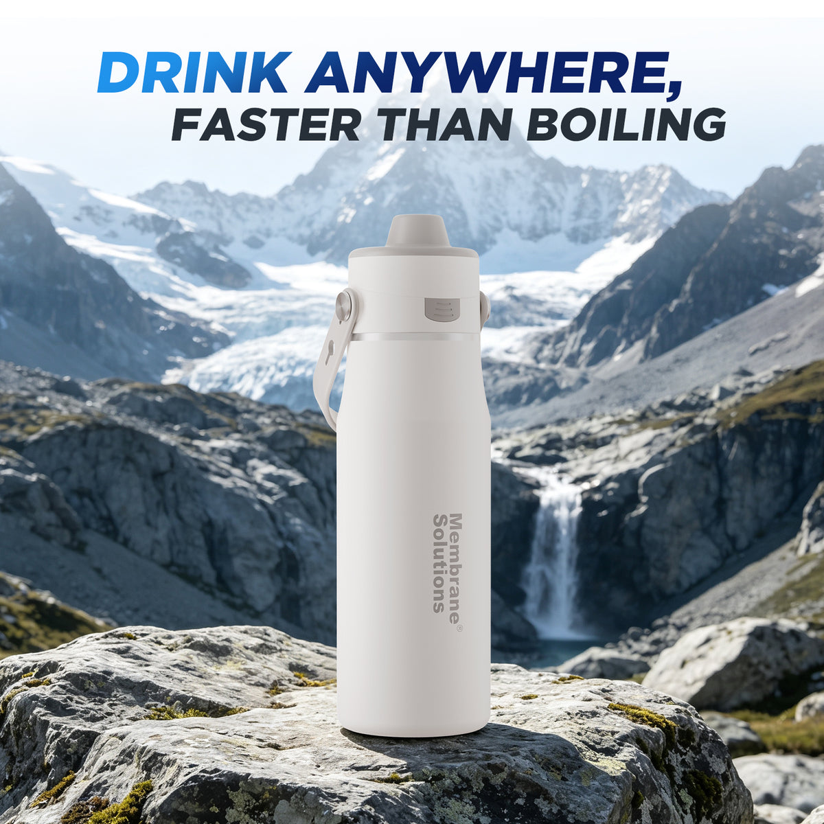 Membrane Solutions C5 24oz 6-Stage Water Filter Bottle