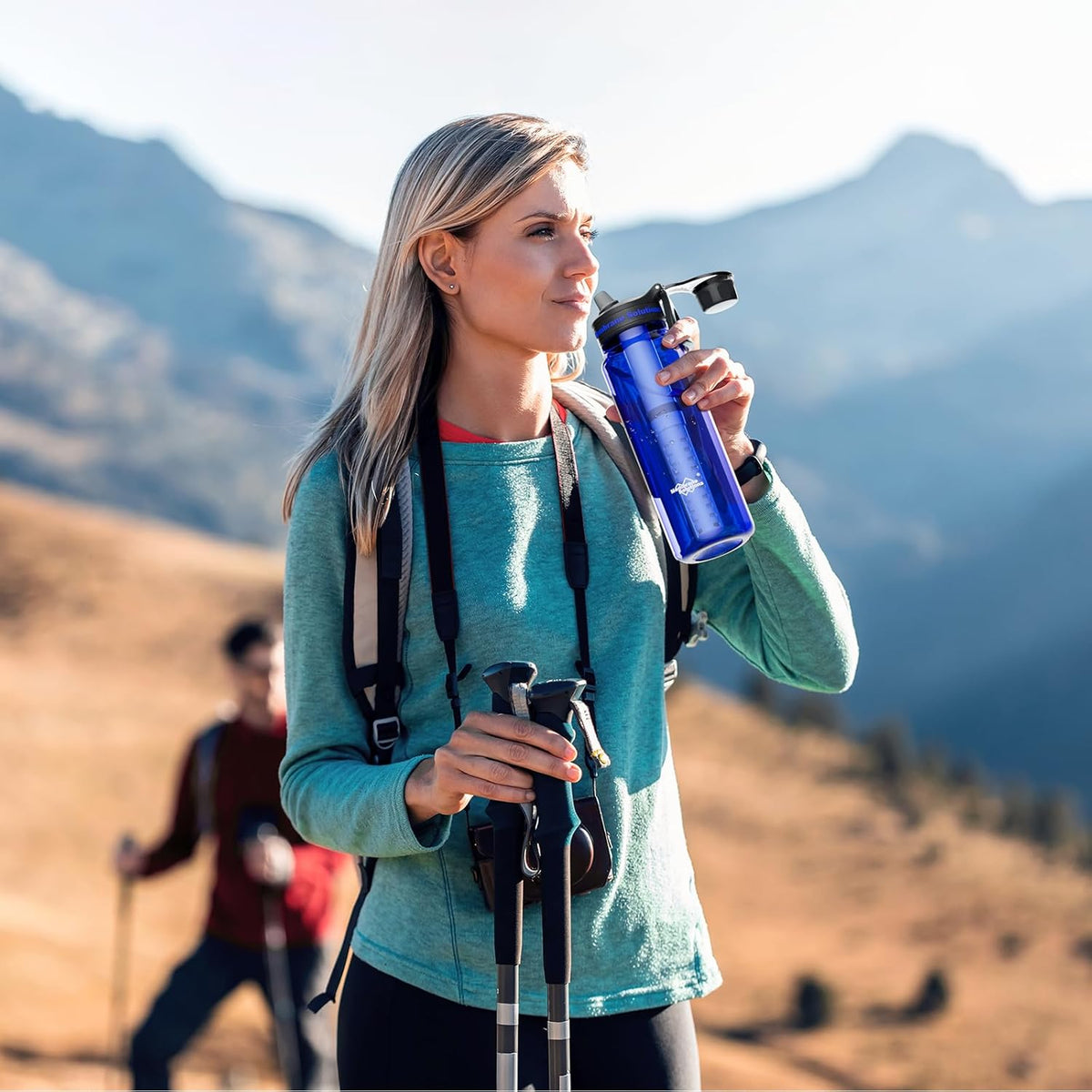 Membrane Solutions C3 36oz 6-Stage Water Filter Bottle