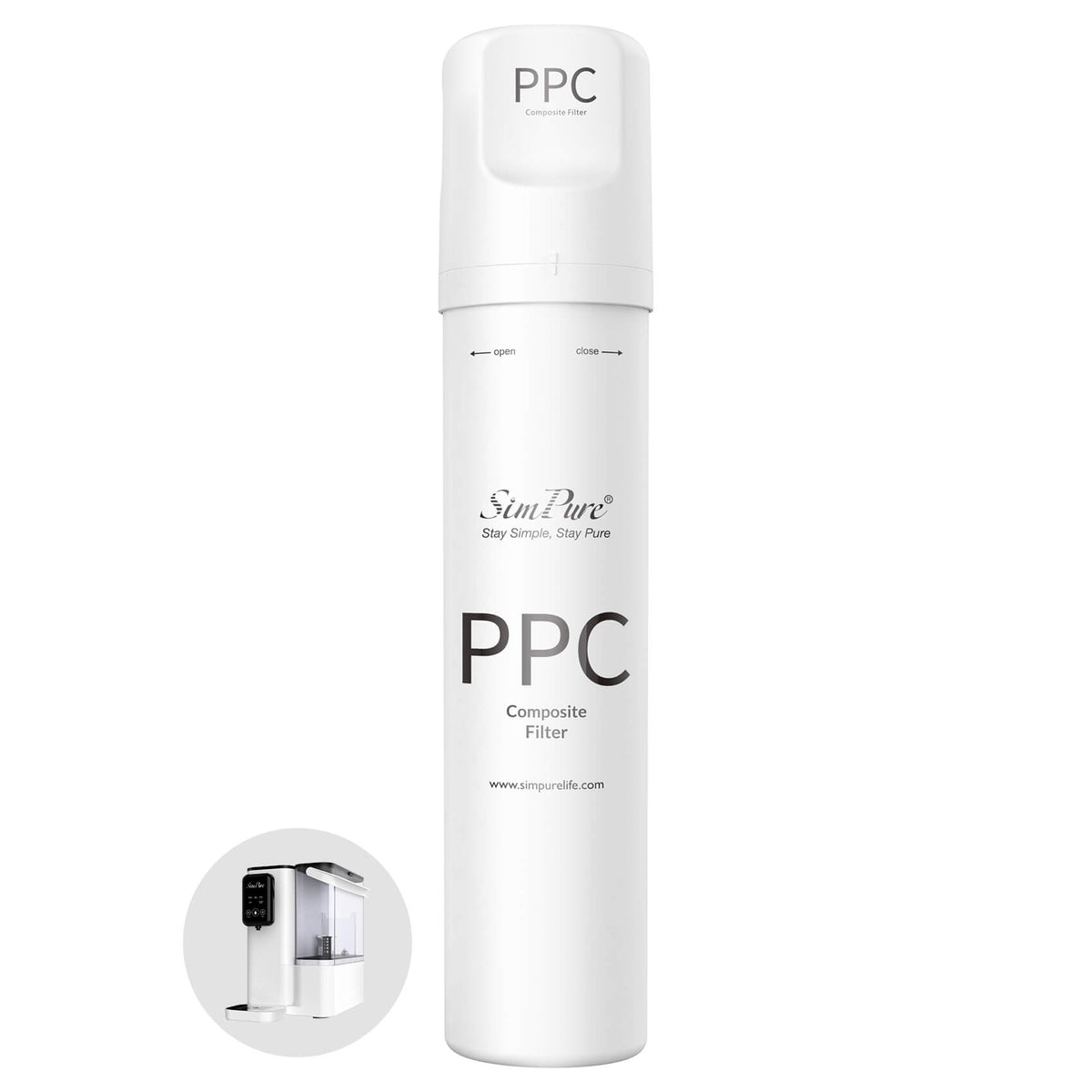 SimPure Y9T/Y9A Official Authentic PPC Filter Replacement Cartridge