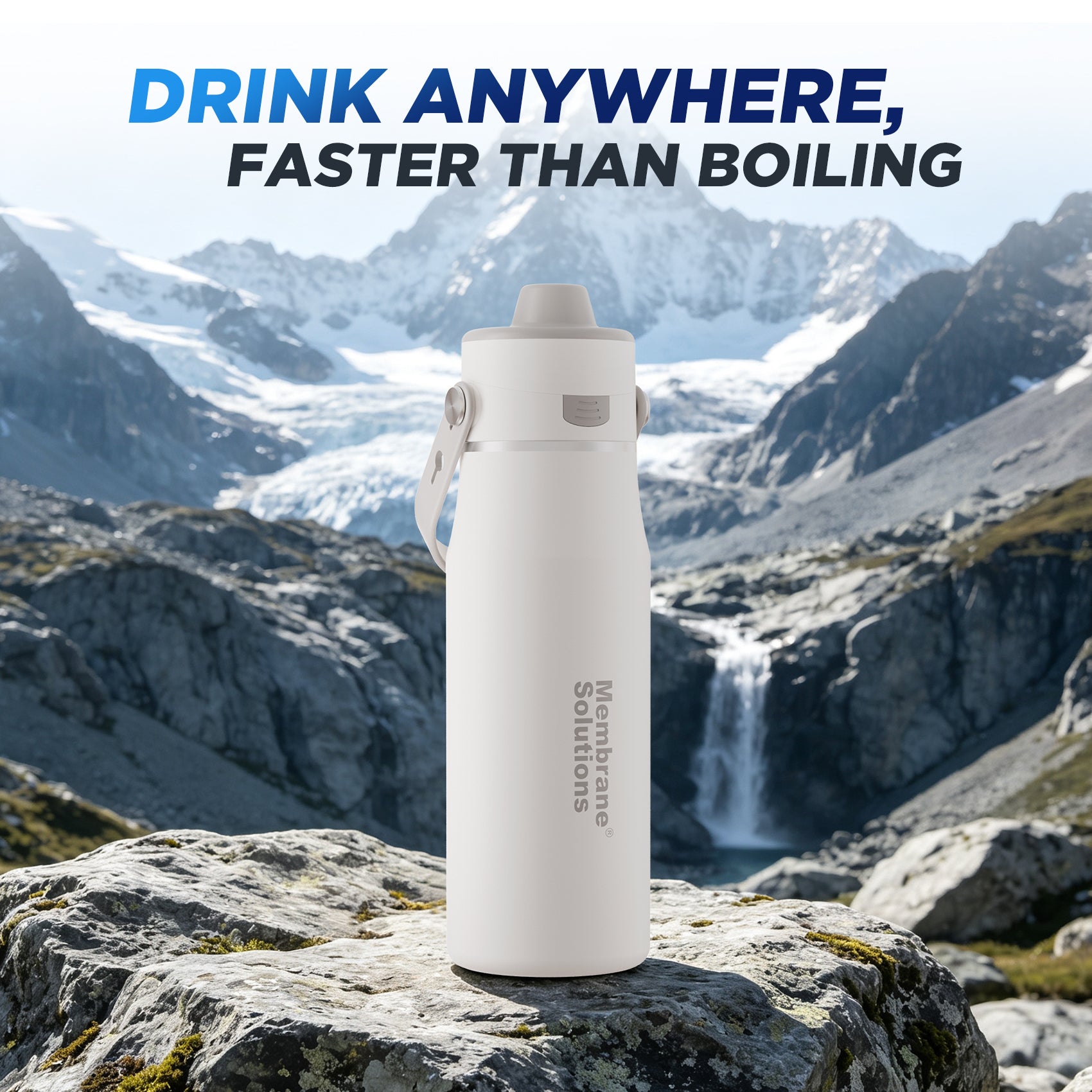 Membrane Solutions C5 24oz 6-Stage Water Filter Bottle