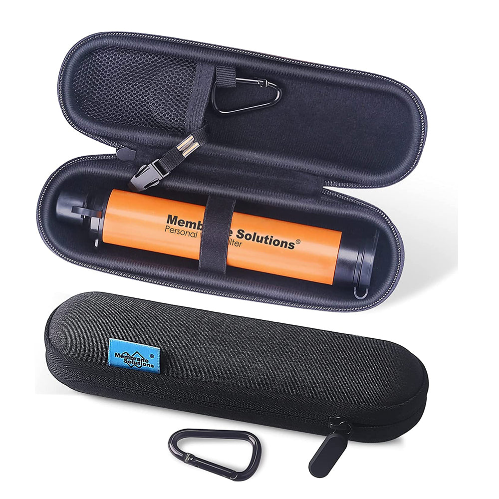 Membrane Solutions Water Filter Straw with Carry Case