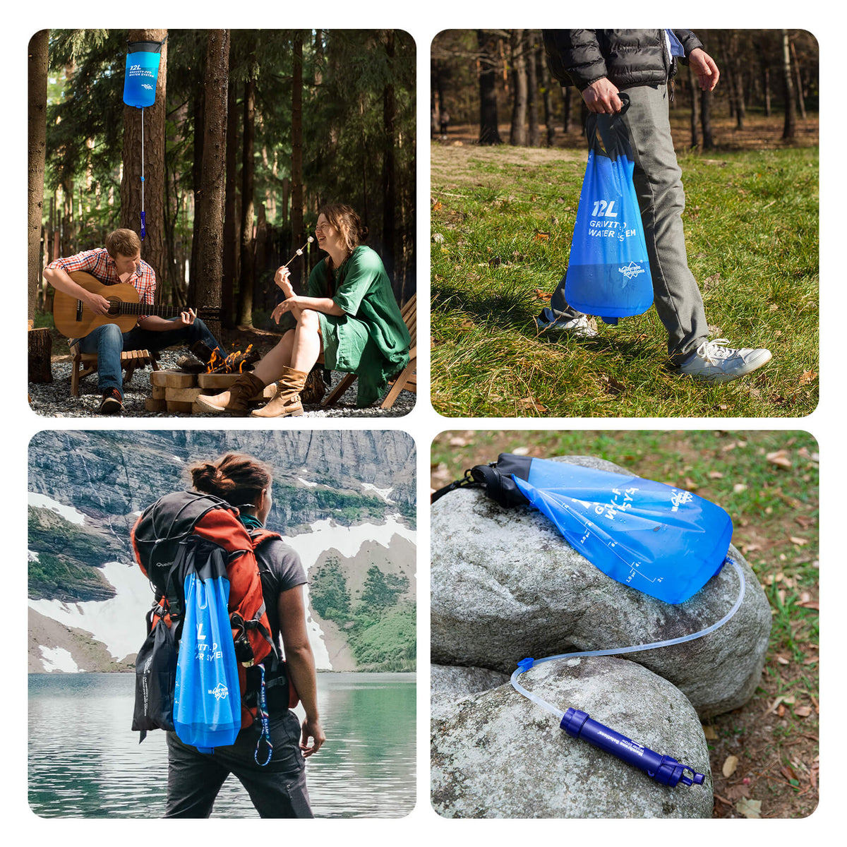 Membrane Solutions 12L Gravity Water Filter System