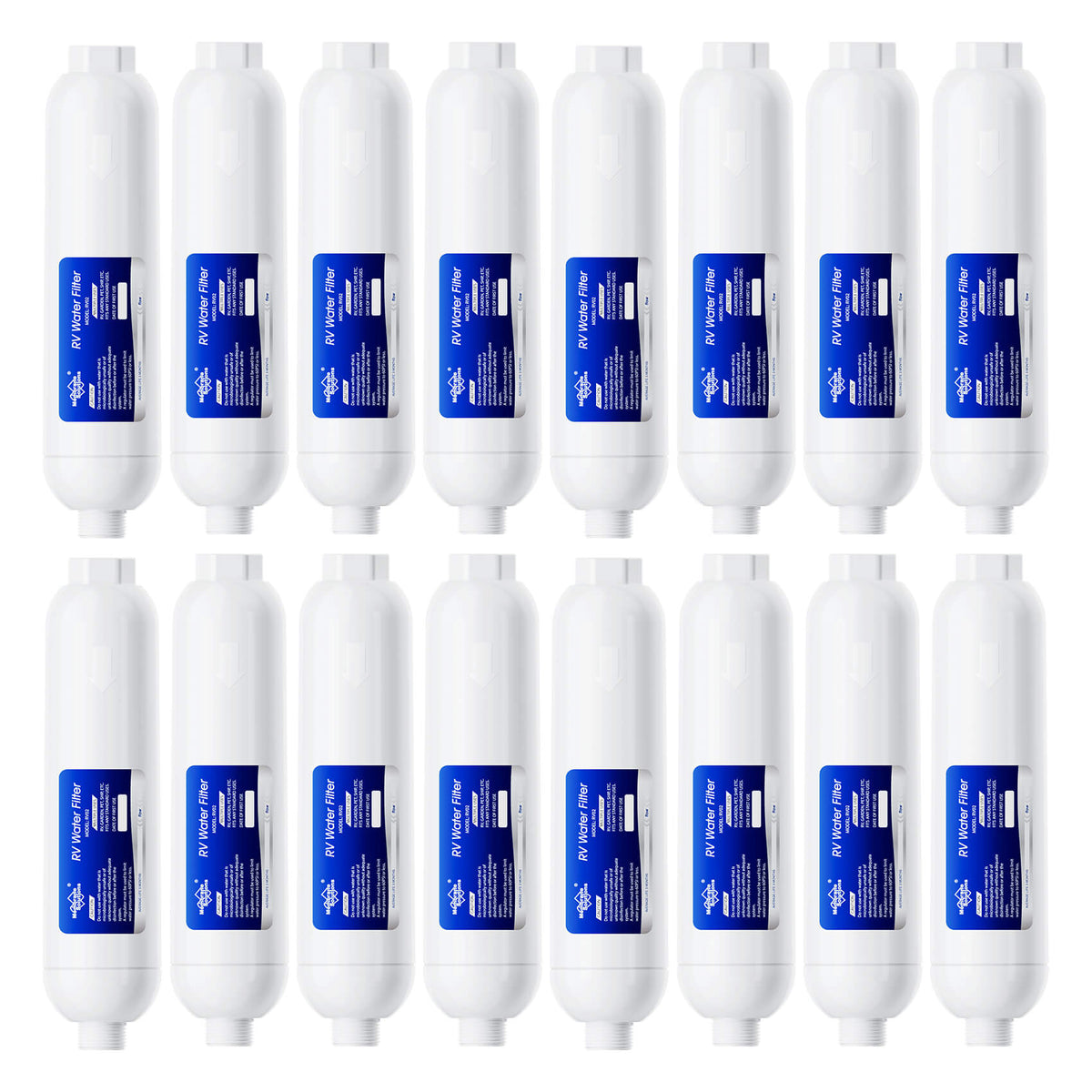 Membrane Solutions RV Water Filter, Inline Water Filter for RV, Campers, Marine, Boats and Garden