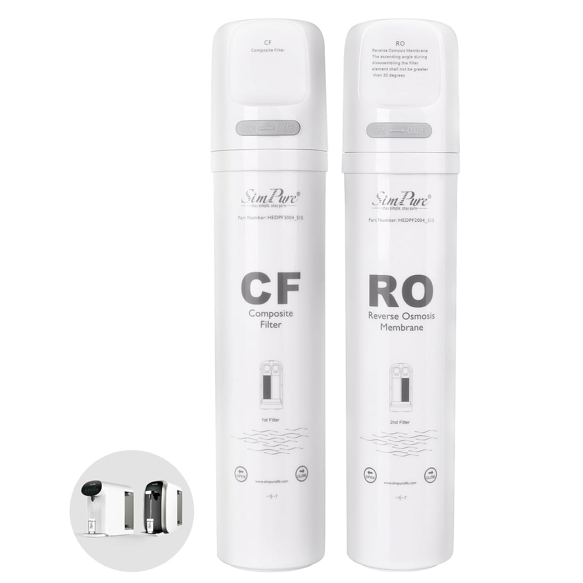 SimPure Y7/Y7P-BW/Y7P-W Official Authentic Filter Replacement Kit