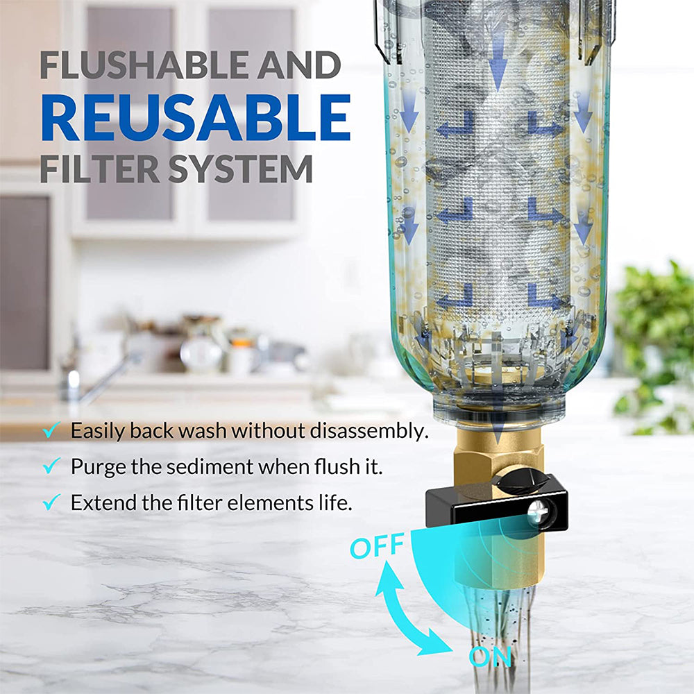 spin down filter for well water